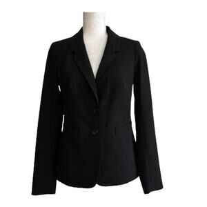 The Limited Blazer Black Collection Black Button Front Career Jacket Size 2